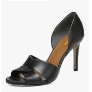 Pazzion Women Sexy Open Almond Toe High Heeled D'Orsay Pumps Slip On Stiletto